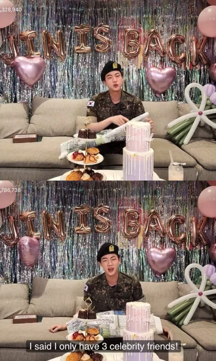 Jin BTS Ngomel usai Sadar Dititipi Pesan Buat Girl Grup dari Rekan Tentara