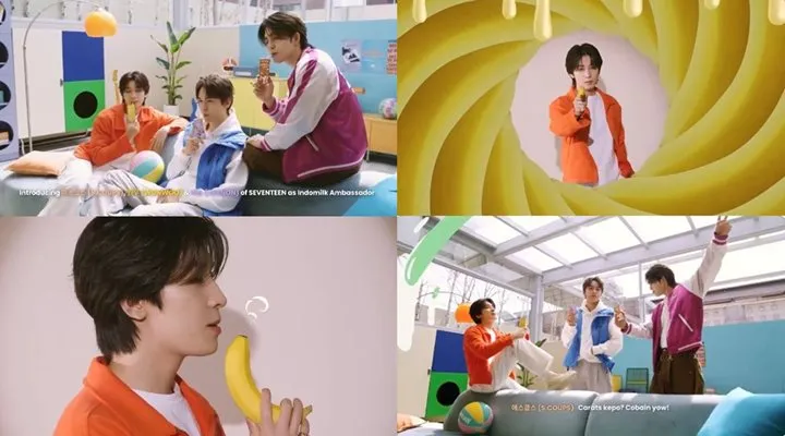 SEVENTEEN Konsisten Melucu saat Jadi Model Iklan Susu Indonesia