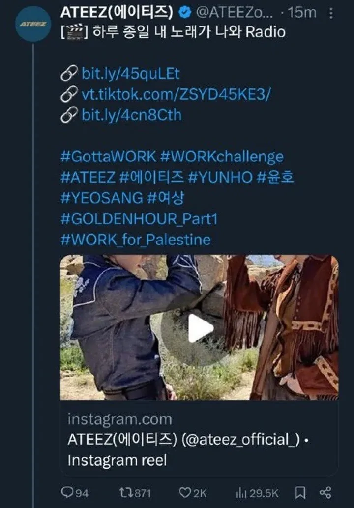 Postingan ATEEZ soal Palestina Auto Disambut Heboh