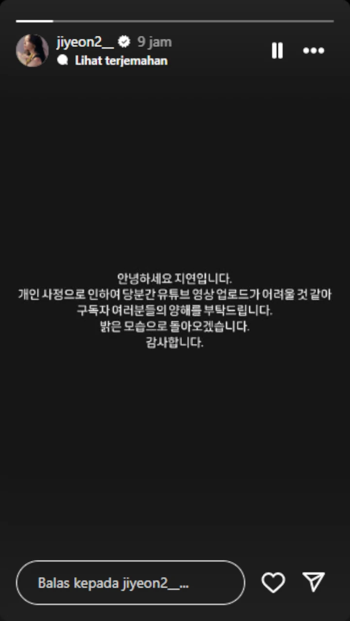Jiyeon T-Ara Putuskan Hiatus Imbas Kontroversi Sikap Sang Suami