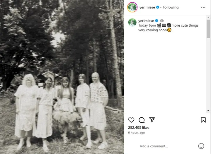 Yeri Red Velvet Sematkan Caption Menggelitik saat Spill Potret Horor dari BTS ‘Cosmic’