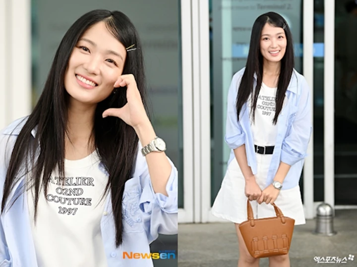 Gaya Rambut Kim Hye Yoon saat OTW London Dipermasalahkan