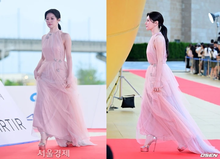High Heels Go Yoon Jung di Blue Dragon Series Award 2024 Dianggap Bahaya