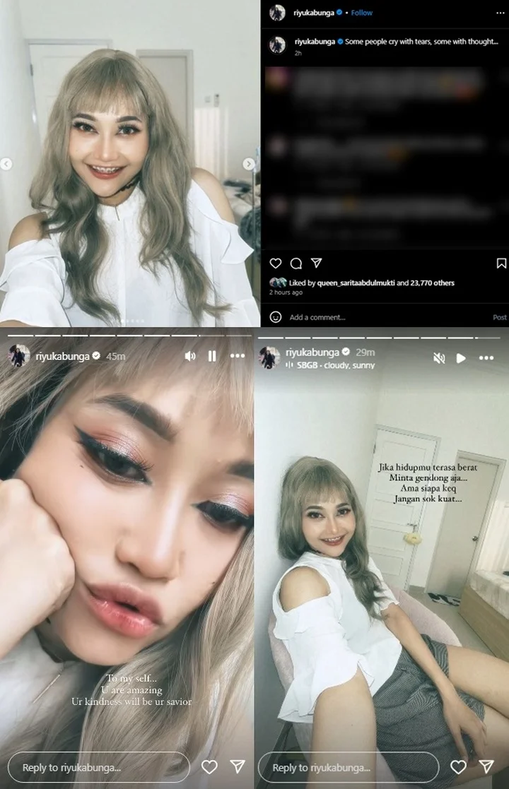 Riyuka Bunga Makeover Penampilan usai Curhat Heri Horeh Soal Hubungan Toxic Viral