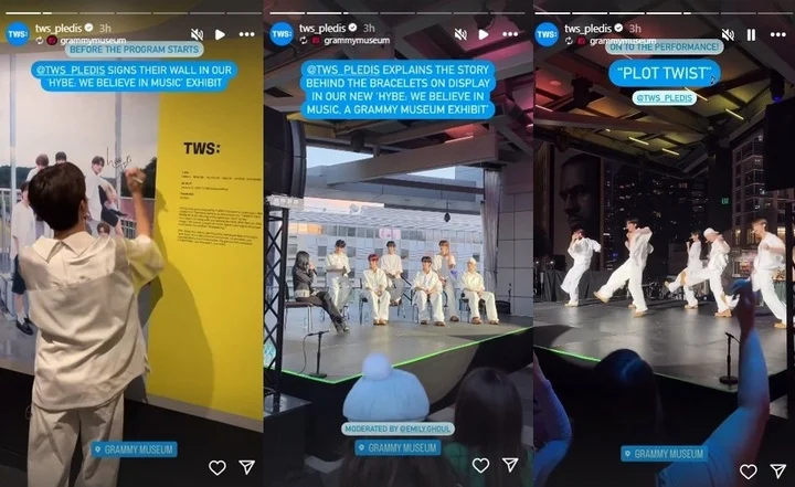 TWS Jadi Grup Kpop Pertama yang Tampil di Museum Grammy