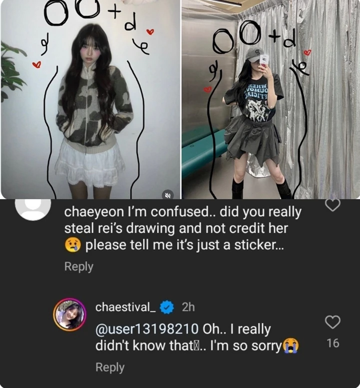 Lee Chaeyeon Minta Maaf & Hapus Foto usai Dituduh Curi Doodle Rei IVE