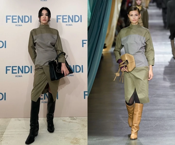 Gaya Edgy Song Hye Kyo di Event Hong Kong Tak Kalah Kece Dibandingkan Model Asli