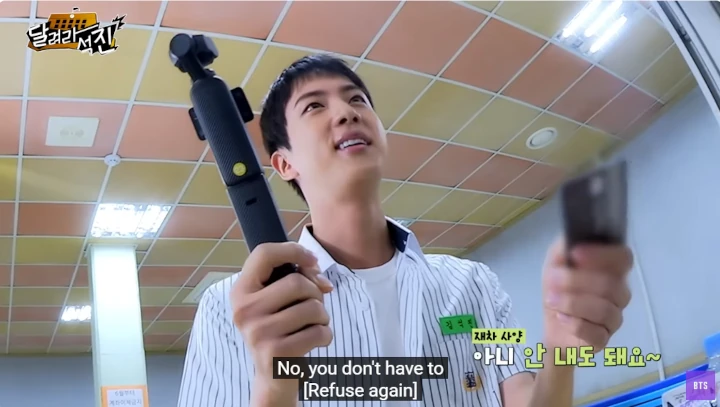 Jin BTS Gagal Flexing Black Card saat Balik ke Sekolah