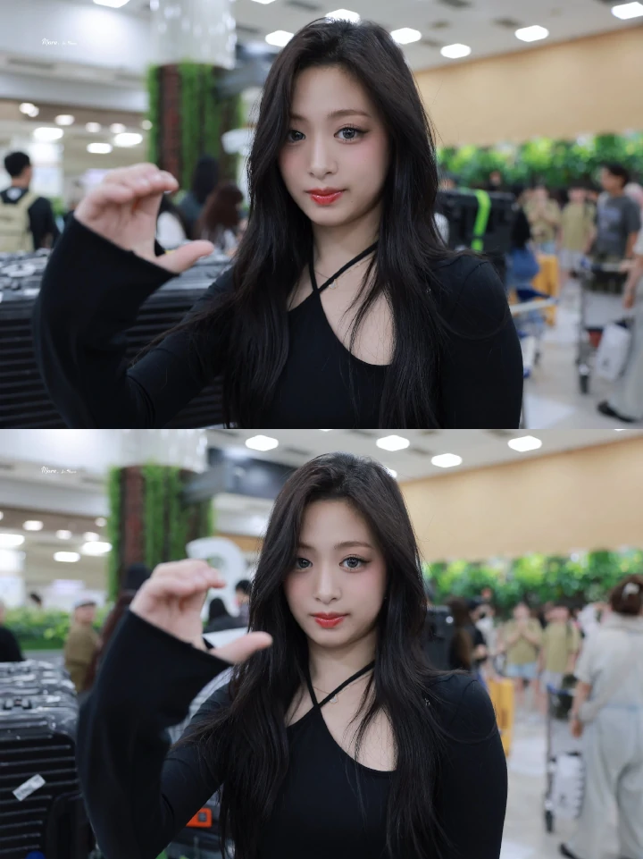 Ahyeon BABYMONSTER Ubah Bandara Jadi Runway Setibanya di Korea