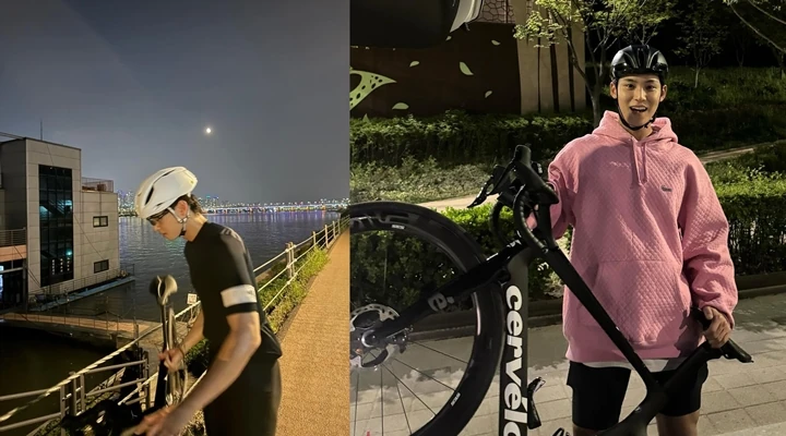 Postingan Cha Eunwoo & Mingyu SEVENTEEN Picu Dugaan Kencan Bersepeda