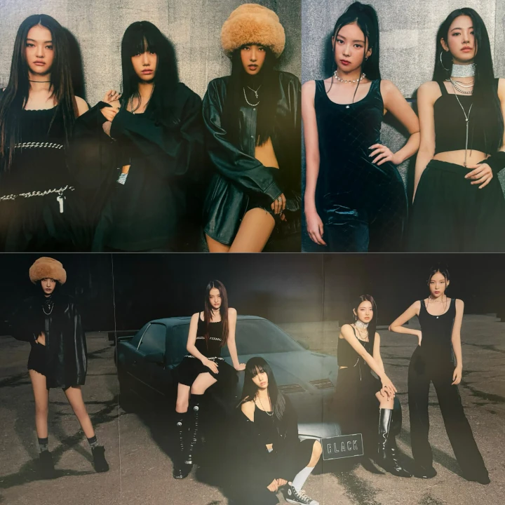 Kombinasi Visual Member MEOVV Girl Grup Baru THEBLACKLABEL Jadi Perbincangan