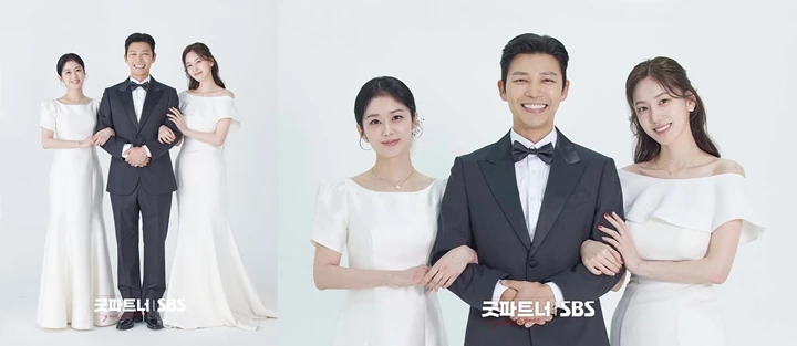 Foto Pernikahan Jang Nara, Ji Seung Hyun & Han Jae Yi di \'Good Partner\' Bikin Ngakak