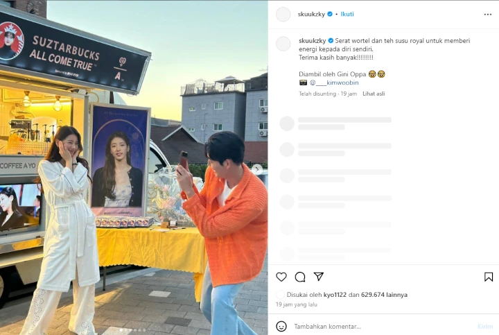 Tingkah Kim Woo Bin saat Jadi Fotografer Suzy Bikin Salfok