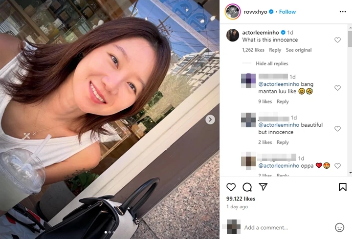 Aksi Lee Min Ho Komentari Potret Cantik Gong Hyo Jin Bikin Salfok