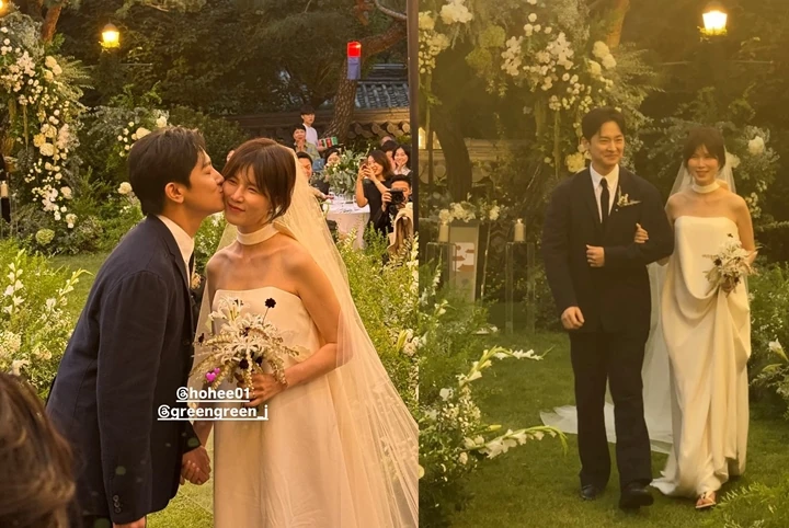 Gaun Pengantin Gong Min Jung saat Menikahi Jang Jae Ho Bikin Salfok
