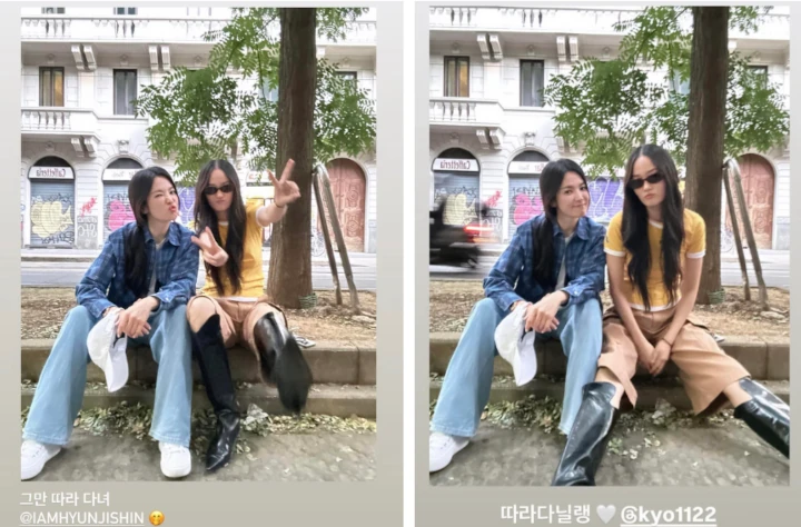 Song Hye Kyo Keciduk Posting Lovestagram di Italia