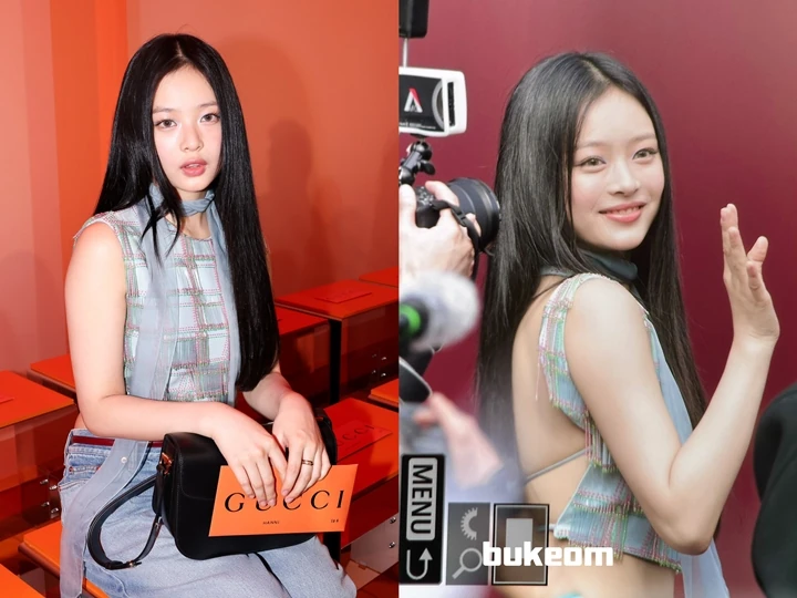 Penampilan Backless Hanni NewJeans di Milan Fashion Show 2024 Buat Syok