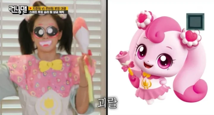 Song Ji Hyo Buat Syok saat Dandan Ala Karakter Hatchuping dari \'Tiny Ping\'