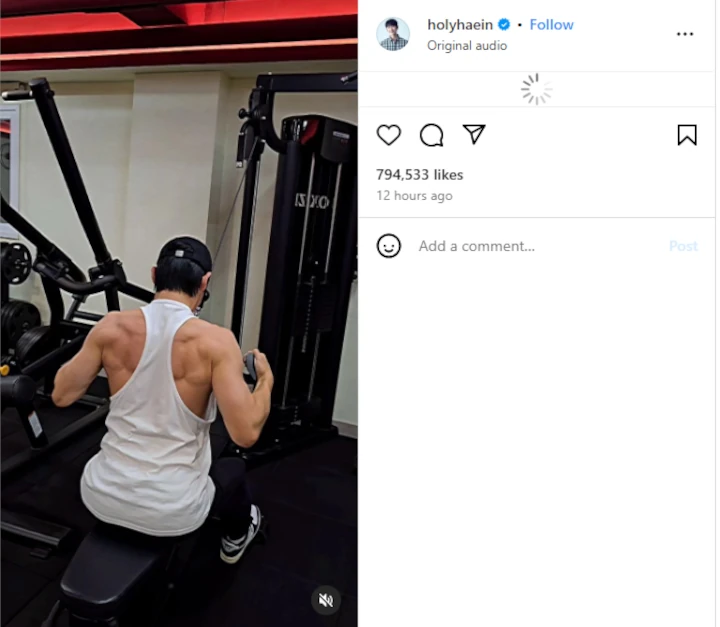 Aksi Jung Hae In Pamer Otot Punggung saat Asyik Ngegym Picu Protes