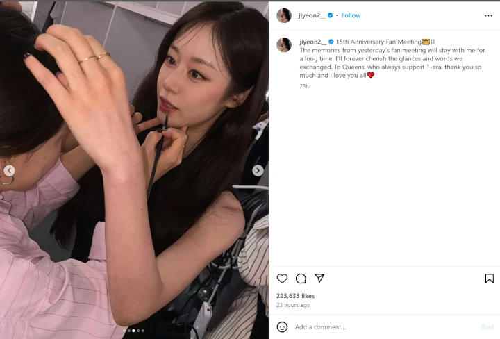 Visual Terkini Jiyeon T-ara usai Ceraikan Hwang Jae Gyun Tuai Pujian Selangit