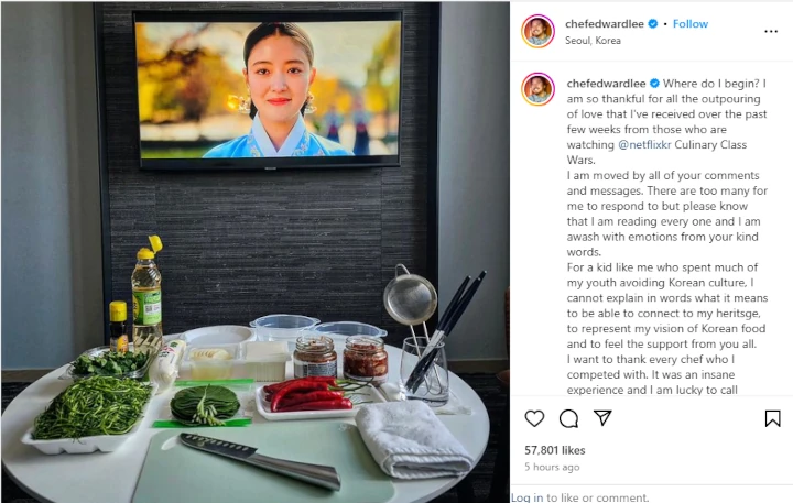 Chef Edward Lee Buka Suara usai Kondisi Dikhawatirkan Penonton \'Culinary Class Wars\'