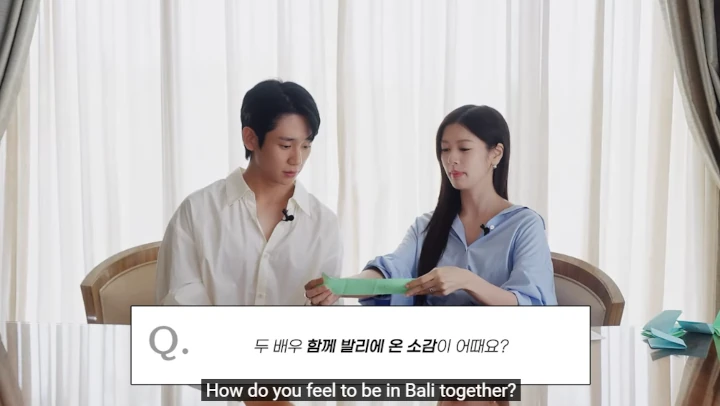 Jung Hae In dan Jung So Min Kuak Rasanya Pemotretan Bareng di Bali