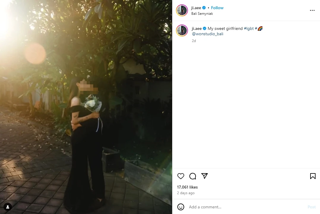 Jiae eks WASSUP Pamer Ciuman dengan Pacar Sesama Jenis di Bali