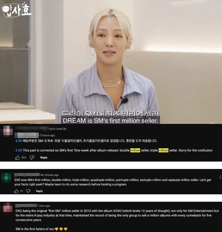 Pihak Hyoyeon SNSD Minta Maaf usai Dikritik Imbas Abaikan Prestasi EXO