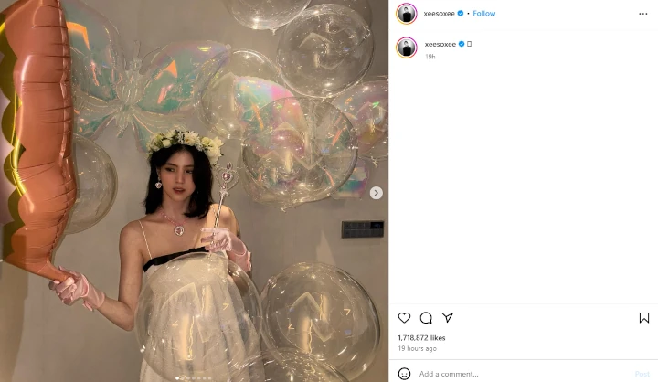 Han So Hee Rayakan Ultah Ala Princess usai Ketahuan Ubah Tahun Lahir