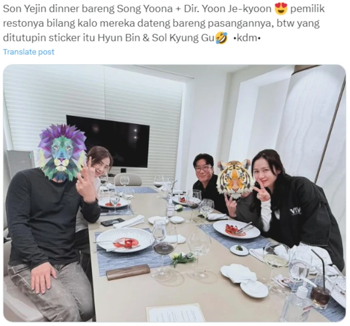 Son Ye Jin Pamer Nge-gym usai Diduga Tutupi Wajah Hyun Bin Sang Suami