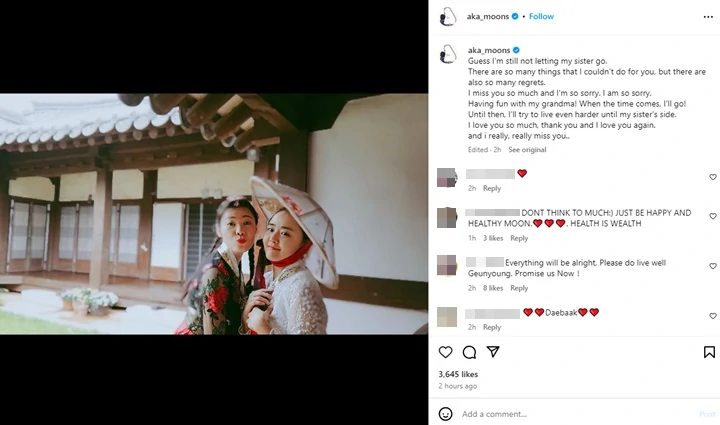 Kondisi Moon Geun Young Dikhawatirkan usai Mendadak Tulis Pesan untuk Mendiang Kakak