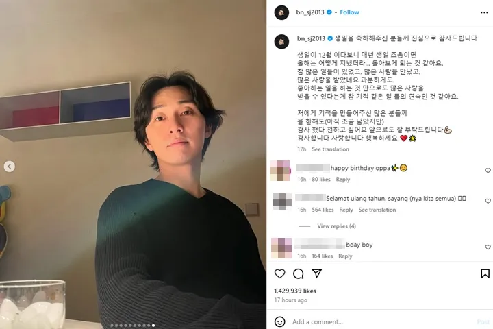 Park Seo Joon Akui Banyak Merenung saat Rayakan Ultah ke-36