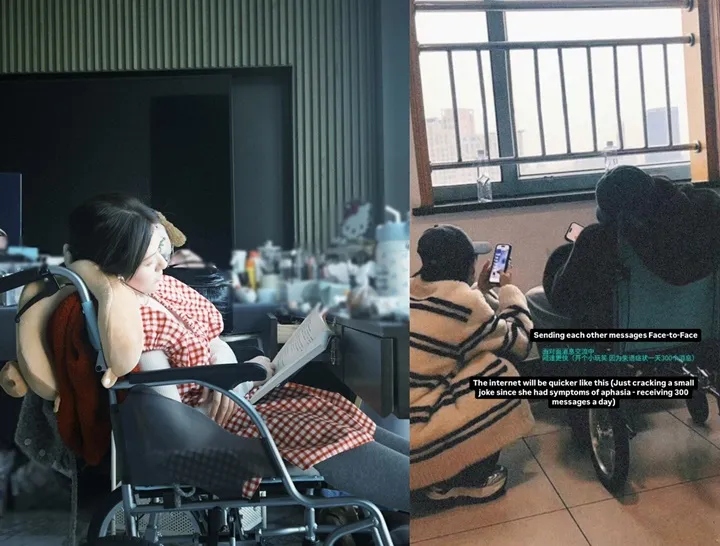 Kondisi Pilu Zhao Lusi Duduk di Kursi Roda usai Diduga Derita Afasia