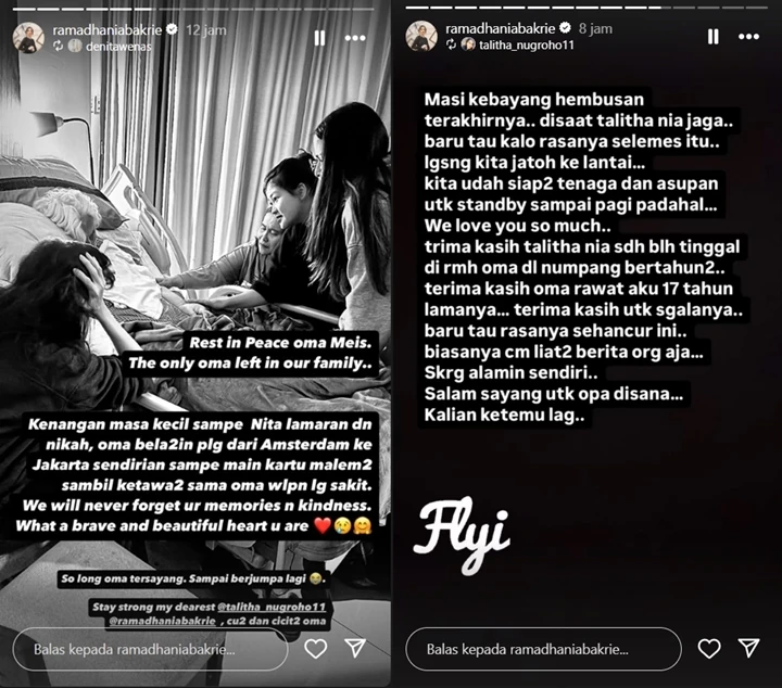 Nia Ramadhani Lemas saat Sampaikan Kematian Sosok Tersayang