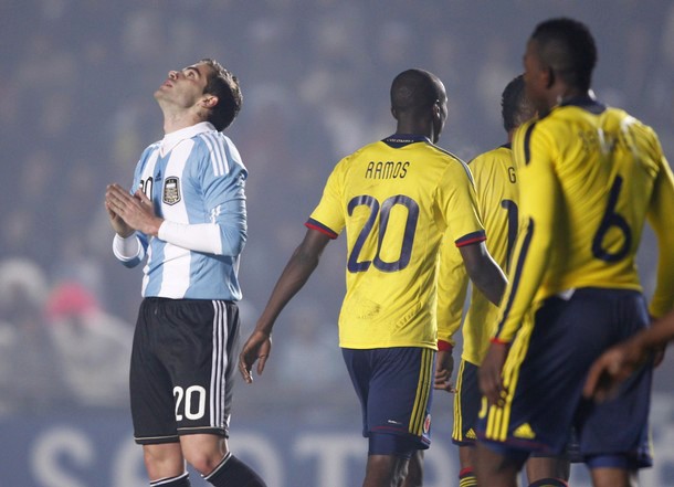 Gambar Foto Argentina vs Kolombia Berakhir Seri 0-0 di Copa America 2011