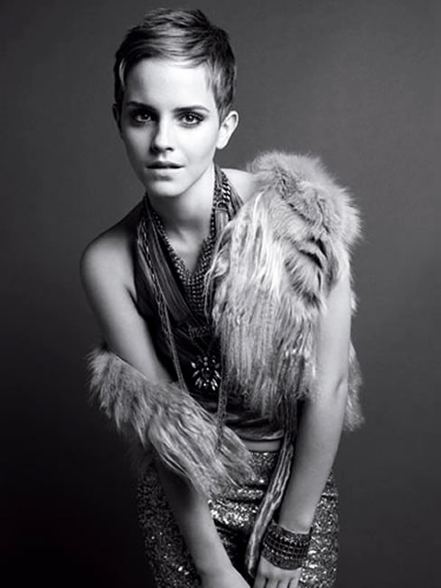 Gambar Foto Emma Watson di majalah Marie Clair (2011)