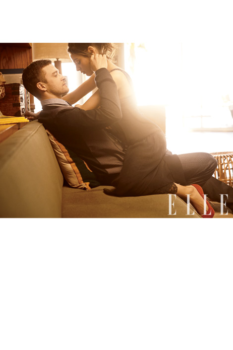 US Elle magazine - August 2011 - Justin Timberlake and 