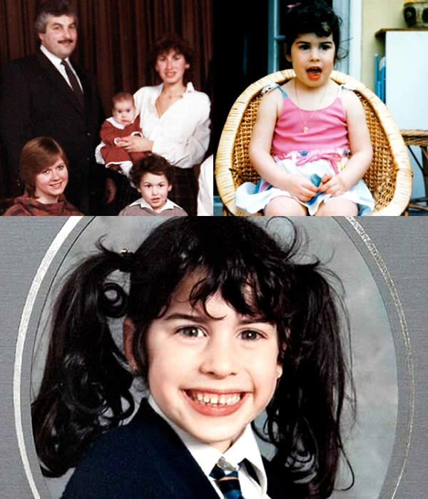 Gambar Foto Masa kecil Amy Winehouse yang masih bayi dan usia sekolah dasar