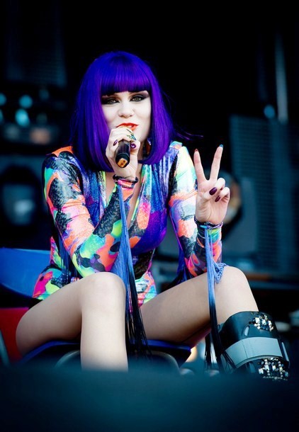 Gambar Foto Jessie J di acara musik V Festival 2011