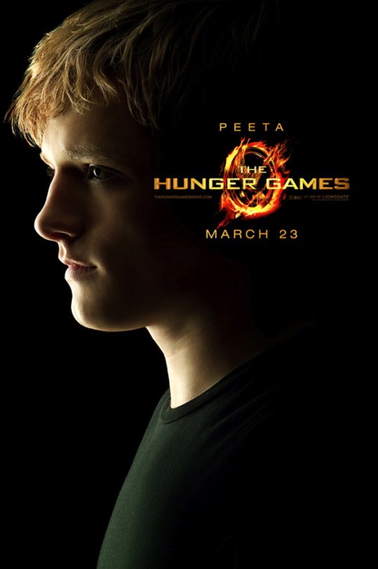 Foto Peeta Mellark (Josh Hutcherson) pasangan Katniss dalam permainan The Hunger Games