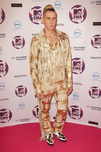 Gambar Foto Perancang busana Jeremy Scott di Pink Carpet MTV EMA 2011