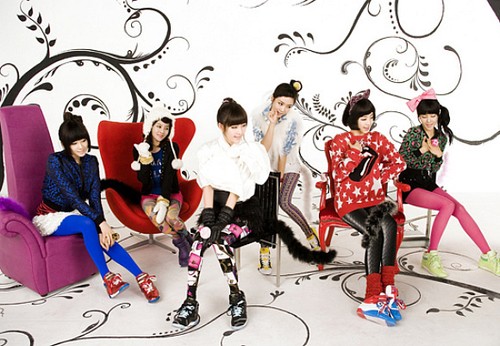 Gambar Foto T-ara untuk promo Absolute First Album