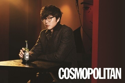 Gambar Foto Sung Si Kyung di Majalah Cosmopolitan edisi Desember 2011