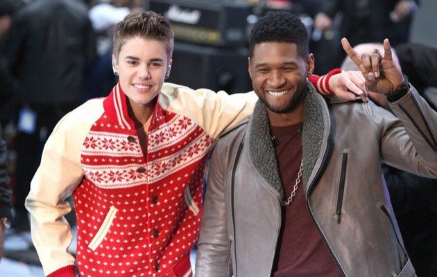 Gambar Foto Justin Bieber dan Usher
