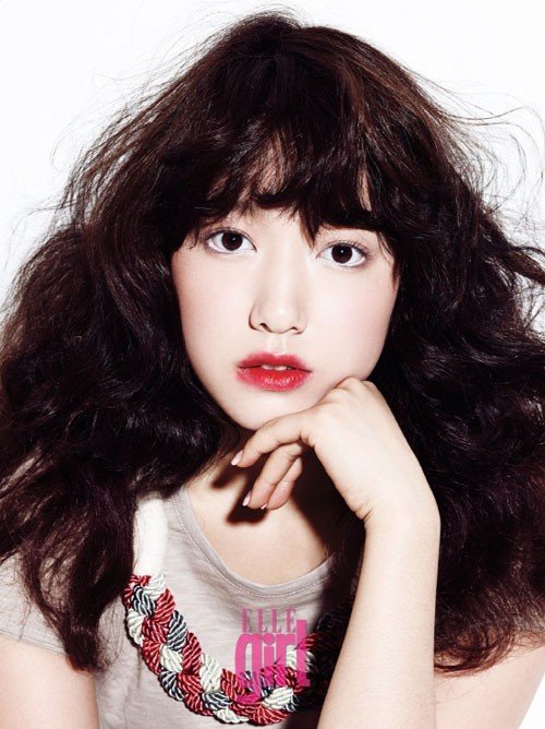 Gambar Foto Park Shin Hye di Majalah Elle Girl
