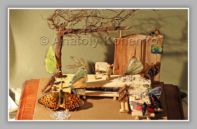 Gambar Foto Miniatur 'Fly-Tsokotuha' karya Anatoly Konenko