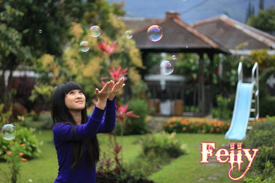 Gambar Foto Felly salah satu personil Cherry Belle
