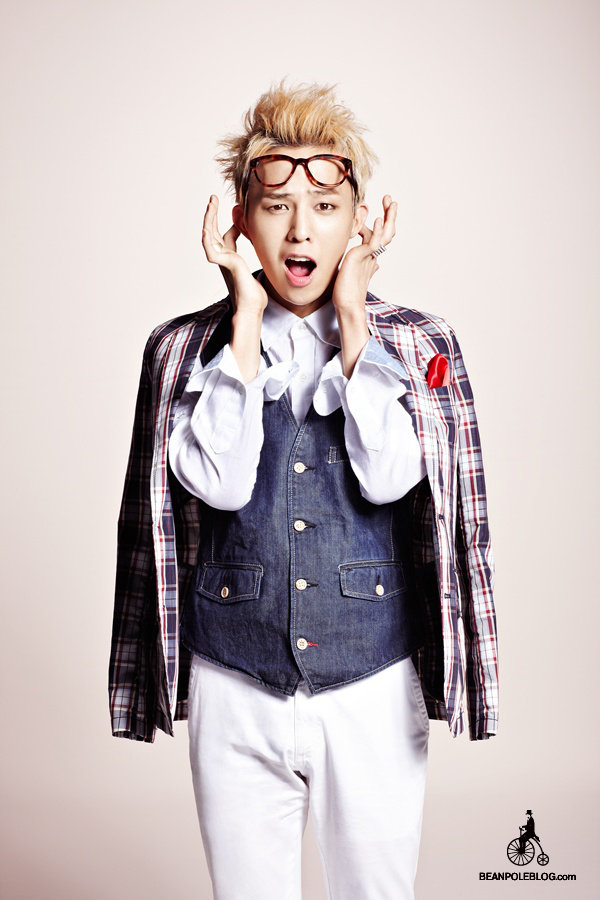 Gambar Foto G-Dragon di Ikon Fashion Bean Pole