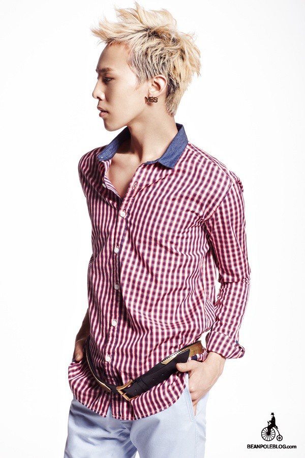 Gambar Foto G-Dragon di Ikon Fashion Bean Pole