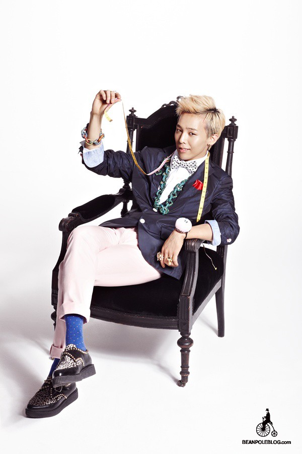 Gambar Foto G-Dragon di Ikon Fashion Bean Pole